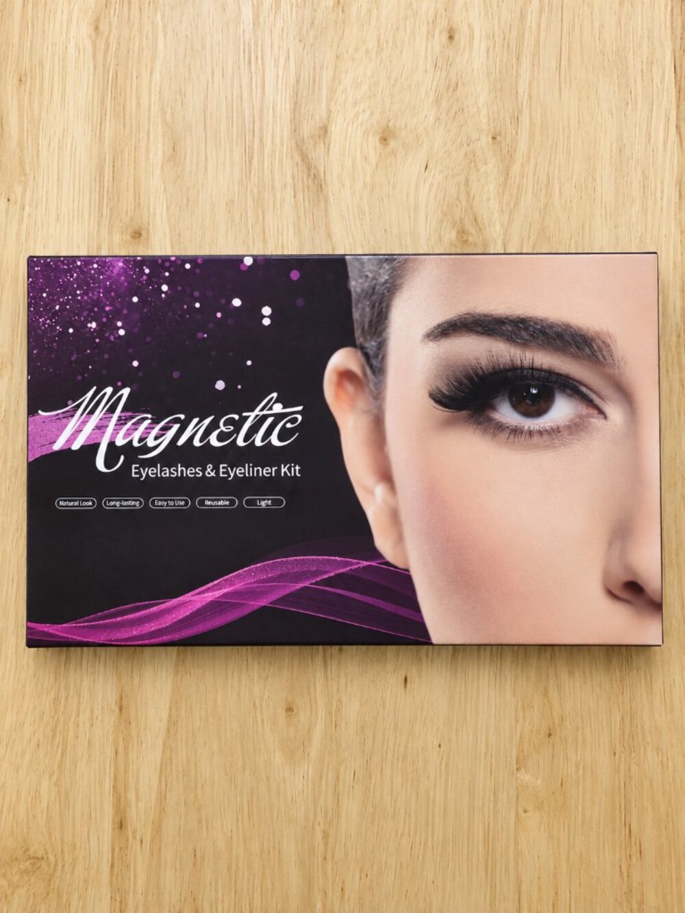 Magnetic Eyelashes and eyeliner kit - 12 pair